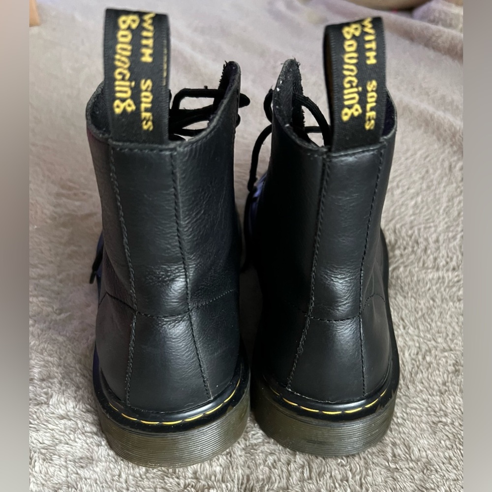 Dr. Martens Black Luana Combat Boots - Picture 3 of 6